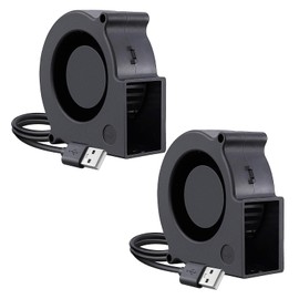 AITRIP 2pcs 75mm Blower 5V USB 75x30mm 7530 Brushless DC Cooling Centrifugal Fan Cooling DIY PC Computer Case Fan