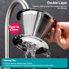 Laiyeoy Pour Over Coffee Dripper, Slow Drip Paperless Coffee Filter,