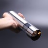 Stainless Steel Electric Kitchen Pepper Grinder Cordless Battery Powered Adjustable