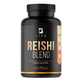 Hongo Reishi Vitaminas 200 Cáps Antioxidante Antiinflamatorio B Life
