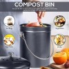 Utopia Kitchen Compost Bin with Lid and 1.3 Gallon Compose