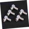 TEHAUX 5Pc Male to Female Right Angle Connector Adapter for