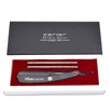 Parker PTABK Adjustable Stainless Black Handle Straight Barber Razor