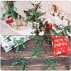 DIYASY Christmas Garland Ties, 12 Pcs Green Banister Ties Decorative