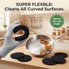 5 Pcs Steel Sponge for Stainless Steel Cookware, No Scratch