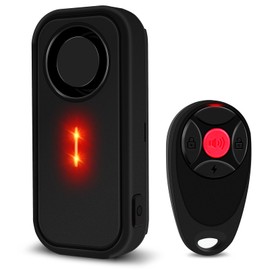USUPERINK Car Alarm System, 113dB Fake Car Alarm, Motion Alarms for Cars Vehicle Security Alert Automotive Vibration Warning Interior Safety Red LED Light IP66 Waterproof