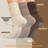 ZANZER Grip Pilates Socks for Women, Yoga Slouch Socks with