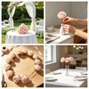 18 Pcs Light Pink Roses Leafless Stems Wedding Bouquet Centerpiece