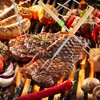 8 Pcs Roasting Sticks, Stainless Steel Roasting Sticks with Wooden
