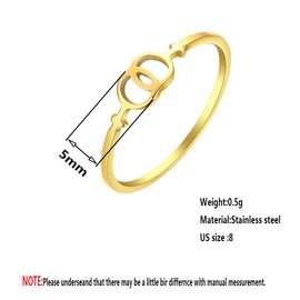 Chereda Silver Lover Ring,Her And He Jewelry,Mars Venus Symbol Ring,Gift For Her, Minimalist Sterling Silver Ring