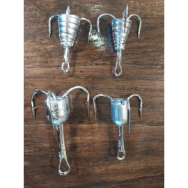 GGS 4 Weighted Snag Hooks 6/0, 7/0, 8/0, 10/0. Gator, Catfish, Poggies, Bunker.