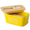 Butter Dish with Lid for Countertop, Hasense Large Ceramic Butter