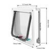 Extra Large Cat Door for Indoor and Outdoor Doors, Lockable