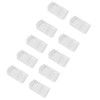 100Pcs Network Crystal Heads Gold Plated Strong Toughness Cable Connectors