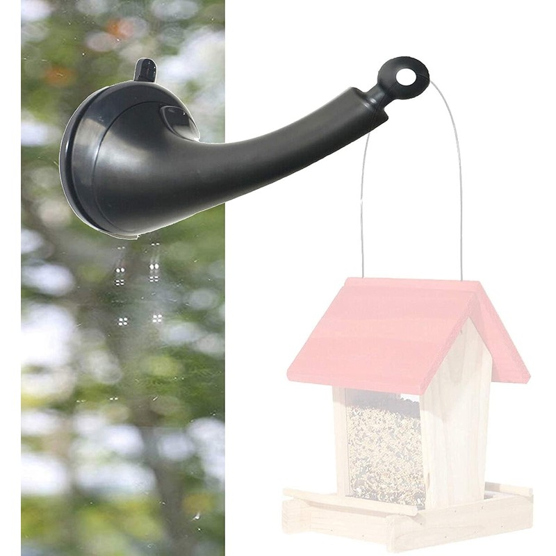 2 Pack Window Mount Hook, Window Bird Feeder Hanger Hook,