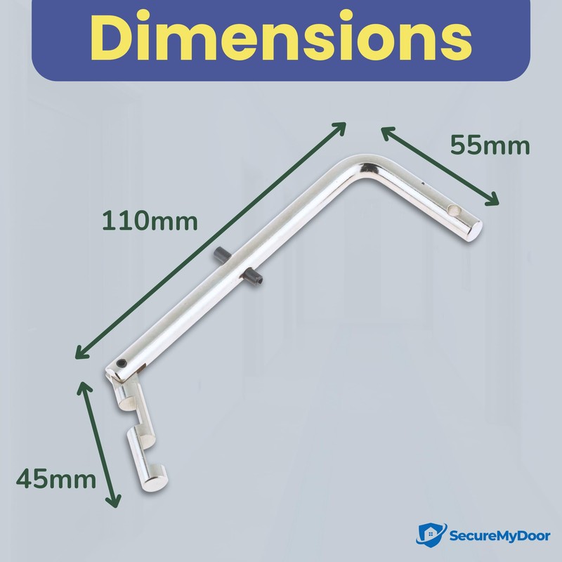 SecureMyDoor Firemans Drop Key for Fire Brigade | Universal Fit