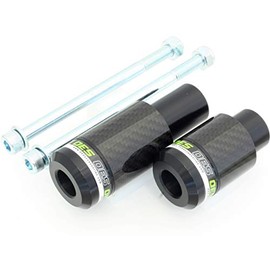 OES Accessories Brand Carbon Frame Sliders Compatible with Kawasaki Ninja 650 2017-2025 (Green)