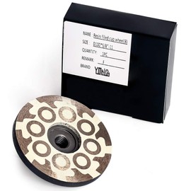 4" Diamond Cup Wheel Resin Diamond Grinding Cup Wheel Fine Grit with Thread 5/8“-11 for Grinding Stone Concrete and Tiles…