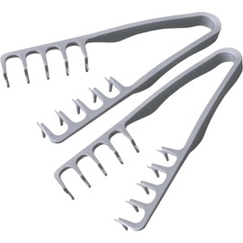 2 Pzas 2 en 1 Peine de Textura para Hombre y Mujer, Peine Texturizador Dientes Ancho y estrecho,Material ABS,Agarre Texturizado,Apto para Todo Tipo de Cabello,Crea un Peinado con Textura Esponjosa