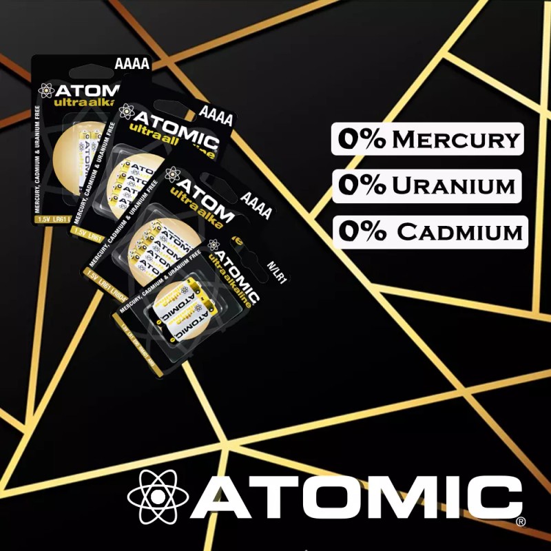 Atomic AA Battery LR6 AM3 Ultra Alkaline High Performance Batteries