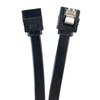 Micro Connectors F03-03MSSB 12" Sata III 6 GB/S Straight Cable