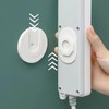 Wall Mounted Power Strip Holder, Punch Free Self Adhesive Power