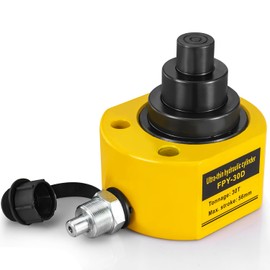 DOOROOM 30T 2.1" Stroke Hydraulic Cylinder Portable Low Profile Jack Sets Multi-Acting Porta Power Ram Jack Kits Lifting Cylinder