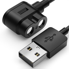 TUSITA Magnetic Charger Cable Compatible with LEDLENSER MH7 MH8 MH11 iH11R ML4 Lights - 1.2M / 4ft.
