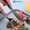 Bluelander Juego De Cubiertos De Acero Inoxidable Portátil De 32