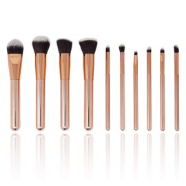 10 Piece Luxurious Makeup Brush Set