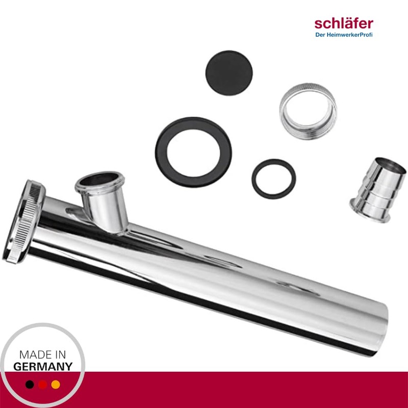 Schläfer 439004 | Siphon Extension for Washbasin with Connection Washing