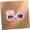 STOBAZA Birthday Party Eyewear Lightweight Pink Birthday Hat Glasses Fun
