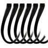 Forever Young 6 Piece 18" Clip in Human Hair Extension Highlight Set Jet Black #1