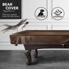 BEARCOVER Heavy Duty Leatherette Billiard Pool Table Cover, Waterproof &