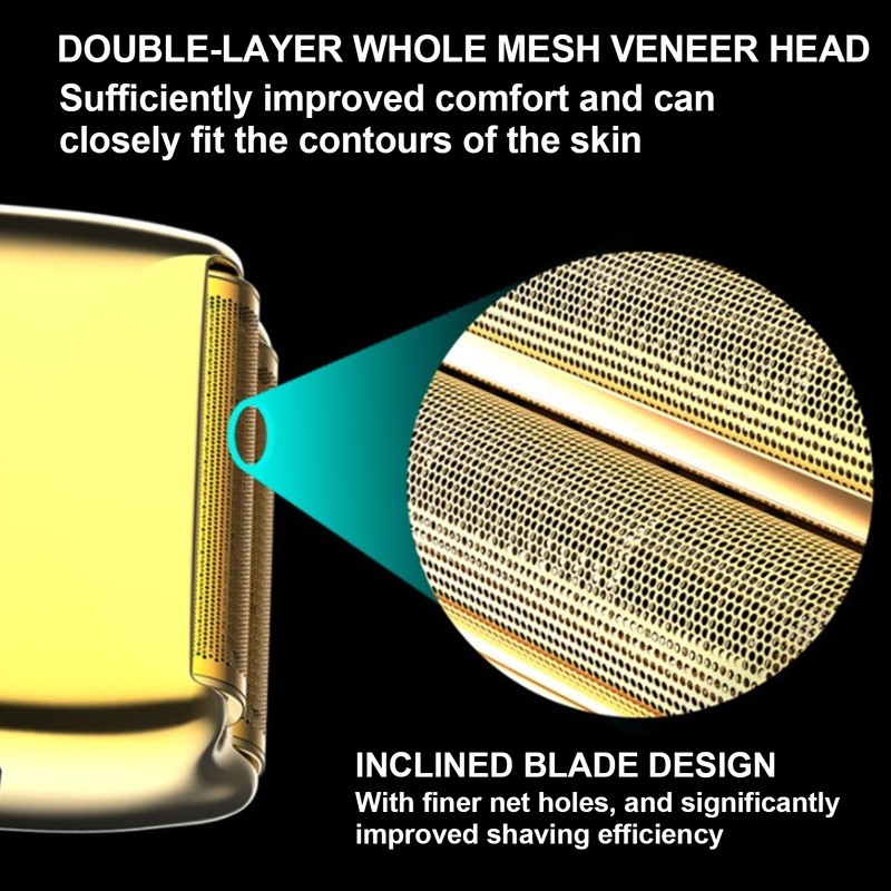 Multifunctional Electric Shaver Rechargeable Men's Foil Shaver for Beard Trimming