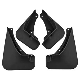 LUC Front Rear Mud Flap Splash Guards Black For Lexus NX250 NX350 NX350h 2022-2024