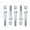 5 Pack Grade 2 Shear Bolts 1/2" x 3-1/2" Kit