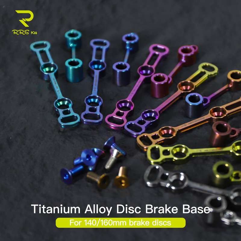 Rrskit Bicycle 160mm Disc Brake Rotor Titanium Alloy Ultralight Base