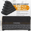 100pack Disposable Shoe Covers, JOENCOST Durable Non Slip Disposable Boot