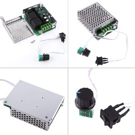 DC Motor Speed Controller (PWM) Adjustable Reversible Motor Driver Switch, 40 A 12 V 24 V 36 V 48 V Max 2000 W Reversible High Performance Motor Speed Controller Reverse 10-50 V Speed Controller