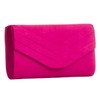 fi9® STYLISH SUEDE ENVELOP STYLE BRIDAL WEDDING EVENING CLUTCH PARTY