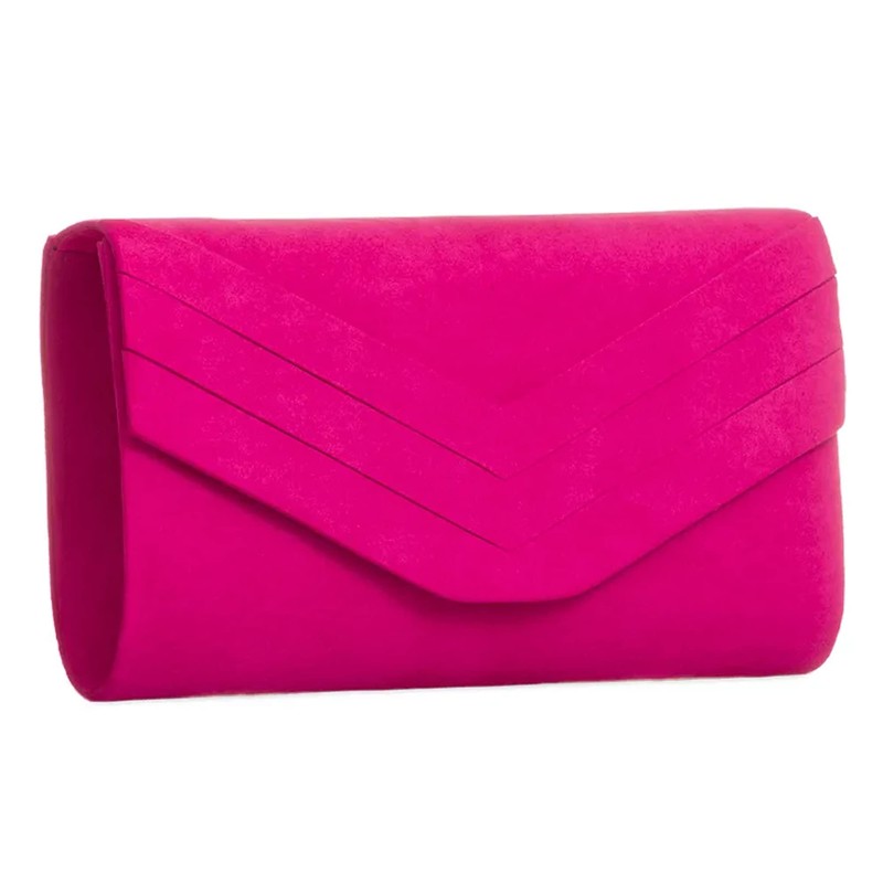 fi9® STYLISH SUEDE ENVELOP STYLE BRIDAL WEDDING EVENING CLUTCH PARTY