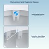 Hibbent Bidet Attachment Dual Nozzles Non-Electric Mechanical for Hygienic Washing