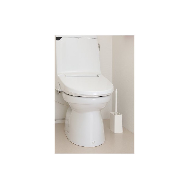 Yamazaki Sangyo Toilet Brush with Case, Satto White 135059
