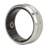 Smart Ring Silver IP68 Waterproof Pedometer Sleep Fitness Monitoring Remote