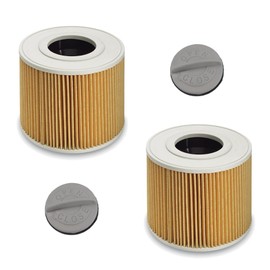 2x Cartridge Filters with Screw for Kärcher 6.414-789 6.414-789.0 NT 27/1 ME Professional NT 48/1 TE Professional NT 27/1 ME 1.428-101.0 NT 27/1 ME Professional 1.428-106.0