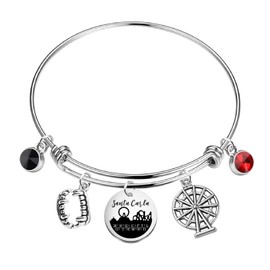 BLEOUK The Lost Bracelet The Vampire Movie Themed Jewelry Horror Movie Series Lover Gifts screaming Present For Women (Santa Carla bracelet ca)