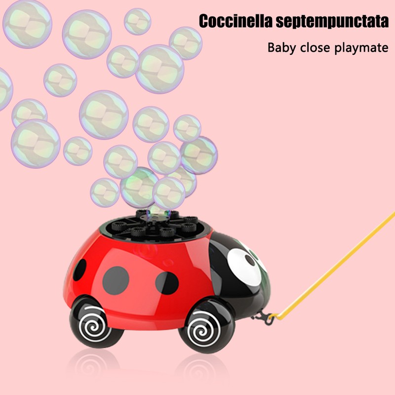 Cartoon Insect Bubble Machine Blower for Children Bubble Maker Pull