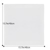 Yuknees 8 Pack White Pocket Square,Cotton Men's Handkerchief,Men's White Handkerchiefs,Large