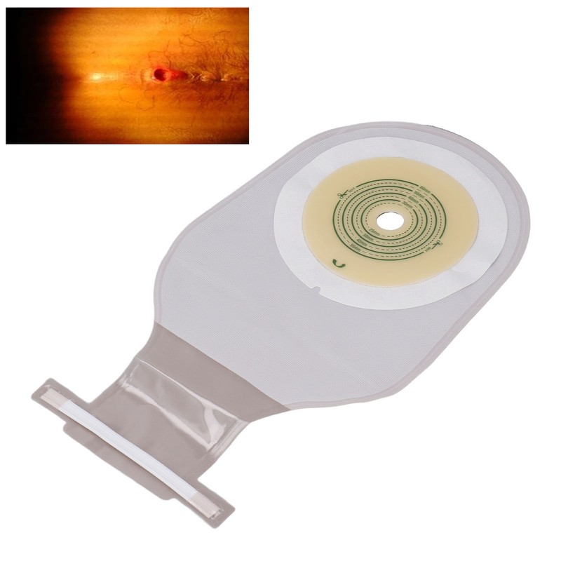 10 Pack Ostomy Bag Non Woven Fabric Disposable Colostomy Bags